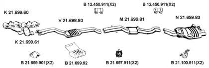 Eberspacher 212208 Schalldaempfer