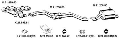 Eberspacher 212215 Schalldaempfer Eberspacher 212215 Schalldaempfer