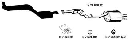 Eberspacher 212216 Schalldaempfer Eberspacher 212216 Schalldaempfer