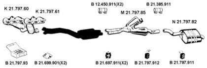 Eberspacher 212224 Schalldaempfer Eberspacher 212224 Schalldaempfer