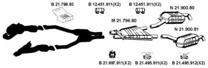 Eberspacher 212234 Schalldaempfer Eberspacher 212234 Schalldaempfer
