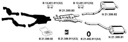 Eberspacher 212238 Schalldaempfer