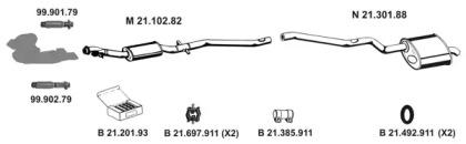 Eberspacher 212253 Schalldaempfer
