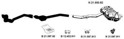 Eberspacher 212290 Schalldaempfer