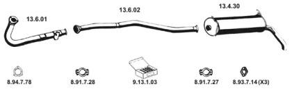 Eberspacher 222013 Schalldaempfer