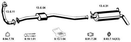 Eberspacher 222019 Schalldaempfer