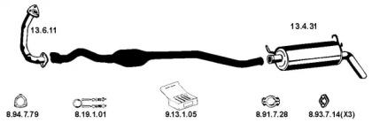 Eberspacher 222020 Schalldaempfer