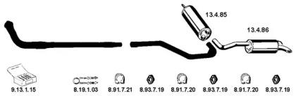 Eberspacher 222046 Schalldaempfer
