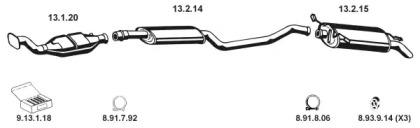 Eberspacher 222270 Schalldaempfer Eberspacher 222270 Schalldaempfer