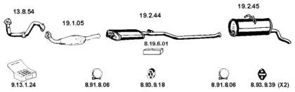 Eberspacher 222212 Schalldaempfer Eberspacher 222212 Schalldaempfer