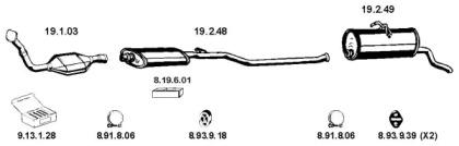 Eberspacher 222257 Schalldaempfer Eberspacher 222257 Schalldaempfer