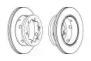 Ferodo FCR191A Brake disc Ferodo FCR191A Brake disc