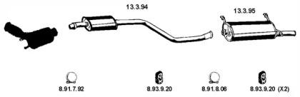 Eberspacher 222413 Schalldaempfer Eberspacher 222413 Schalldaempfer