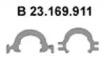 Eberspacher 23.169.911 Муфта системи випуску Eberspacher 23.169.911 Муфта системи випуску