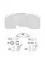 Ferodo FCV1678B Brake pads Ferodo FCV1678B Brake pads