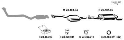 Eberspacher 232003 Schalldaempfer