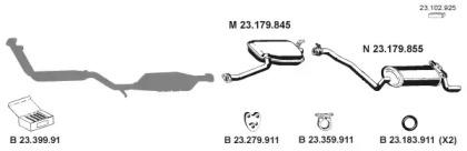 Eberspacher 232007 Schalldaempfer
