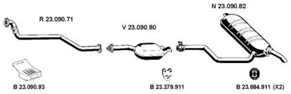 Eberspacher 232078 Schalldaempfer