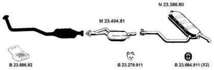 Eberspacher 232167 Schalldaempfer