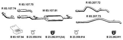 Eberspacher 232346 Schalldaempfer