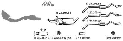 Eberspacher 232360 Schalldaempfer Eberspacher 232360 Schalldaempfer
