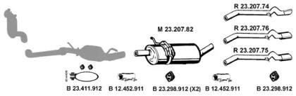 Eberspacher 232372 Schalldaempfer