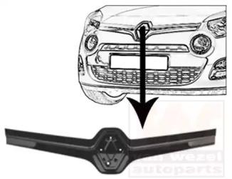 Van Wezel 4372513 Решітка радіатора Van Wezel 4372513 Решітка радіатора