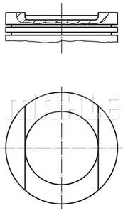 Mahle Original 033 24 01 Поршень Mahle Original 033 24 01 Поршень