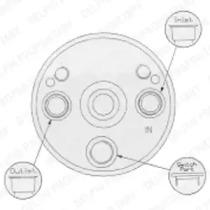 Delphi TSP0175131 Осушувач кондиціонера