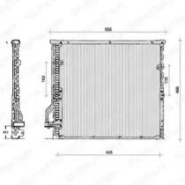 Delphi TSP0225014 Випаровувач кондиціонера