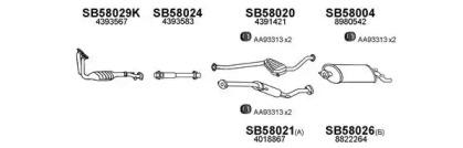 Veneporte 580004 Глушник вихлопних газів кінцевий Veneporte 580004 Глушник вихлопних газів кінцевий