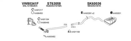 Veneporte 600117 Глушник вихлопних газів кінцевий Veneporte 600117 Глушник вихлопних газів кінцевий