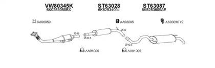 Veneporte 630037 Глушник вихлопних газів кінцевий Veneporte 630037 Глушник вихлопних газів кінцевий