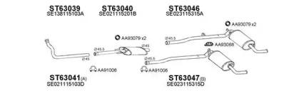 Veneporte 630115 Глушник вихлопних газів кінцевий Veneporte 630115 Глушник вихлопних газів кінцевий