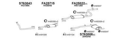 Veneporte 630121 Глушник вихлопних газів кінцевий Veneporte 630121 Глушник вихлопних газів кінцевий