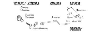 Veneporte 630285 Глушник вихлопних газів кінцевий Veneporte 630285 Глушник вихлопних газів кінцевий
