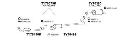 Veneporte 700051 Глушник вихлопних газів кінцевий Veneporte 700051 Глушник вихлопних газів кінцевий
