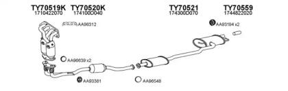 Veneporte 700090 Глушитель выхлопных газов конечный Veneporte 700090 Глушитель выхлопных газов конечный