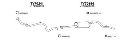 Veneporte 700110 Глушник вихлопних газів кінцевий