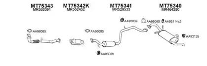 Veneporte 750040 Глушник вихлопних газів кінцевий Veneporte 750040 Глушник вихлопних газів кінцевий