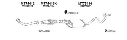 Veneporte 750063 Глушник вихлопних газів кінцевий Veneporte 750063 Глушник вихлопних газів кінцевий