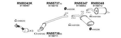 Veneporte 770186 Глушник вихлопних газів кінцевий Veneporte 770186 Глушник вихлопних газів кінцевий