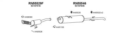 Veneporte 770201 Глушник вихлопних газів кінцевий Veneporte 770201 Глушник вихлопних газів кінцевий