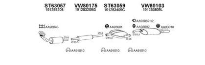 Veneporte 800037 Глушник вихлопних газів кінцевий Veneporte 800037 Глушник вихлопних газів кінцевий