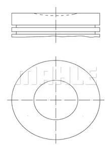 Mahle Original 040 16 04 Поршень