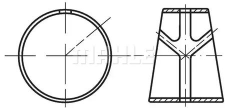 Mahle Original 061 BB 18074 300 Втулка шатуна Mahle Original 061 BB 18074 300 Втулка шатуна