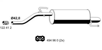 Ernst 012171 Schalldaempfer Ernst 012171 Schalldaempfer