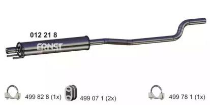 Ernst 012218 Muffler assy front Ernst 012218 Muffler assy front
