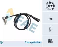 FAE 78128 ABS sensor FAE 78128 ABS sensor