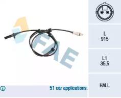 FAE 78178 ABS sensor FAE 78178 ABS sensor